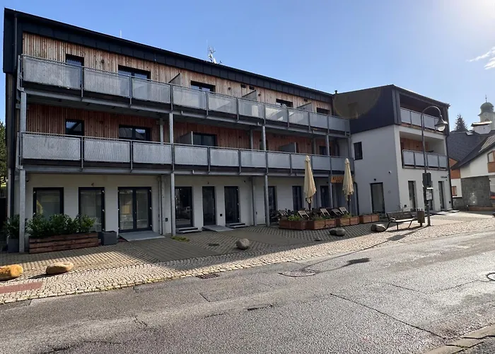 Luxusni Grand V Centru Harrachova Se Saunou, Wallboxem Ev, Parkovanim Zdarma, S Velkym Balkonem A Vyhledem Na Certovu Horu, Sjezdovku A Skokanske Mustky 아파트